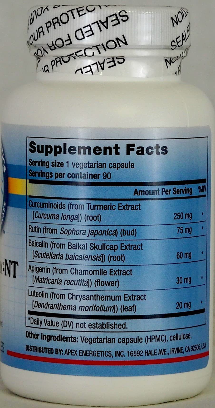 Apex Energetics NeuroFlam K-46 bottle shown for everyday use
