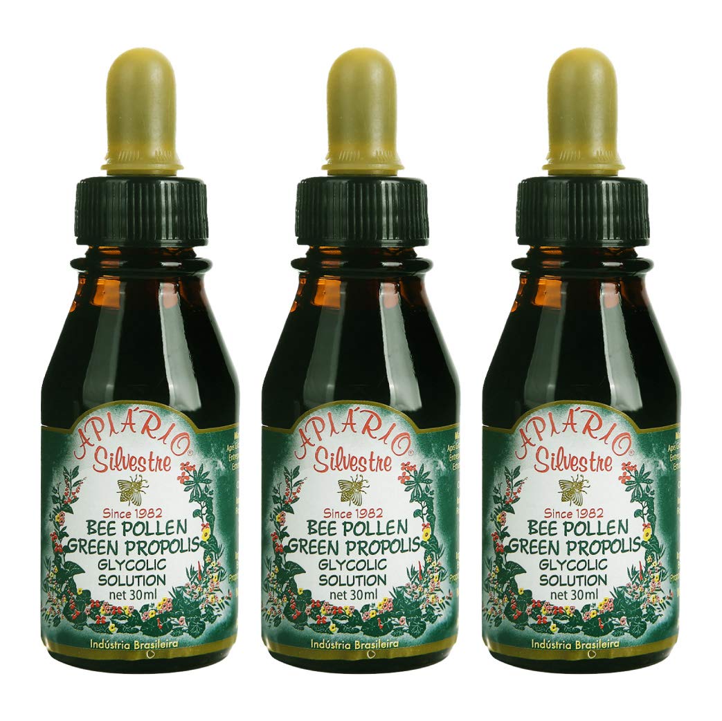Apiario Silvestre bottle pour: convenient, alcohol-free glycolic solution for daily use.