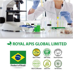 Apiario Silvestre Green Propolis certifications and logos signaling trusted quality
