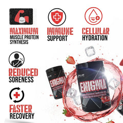 Apollon Enigma 40 servings label highlights value and transparent dosing.