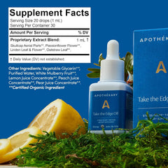 Apothekary All Day Stress Duo dropper ready for under-tongue use.