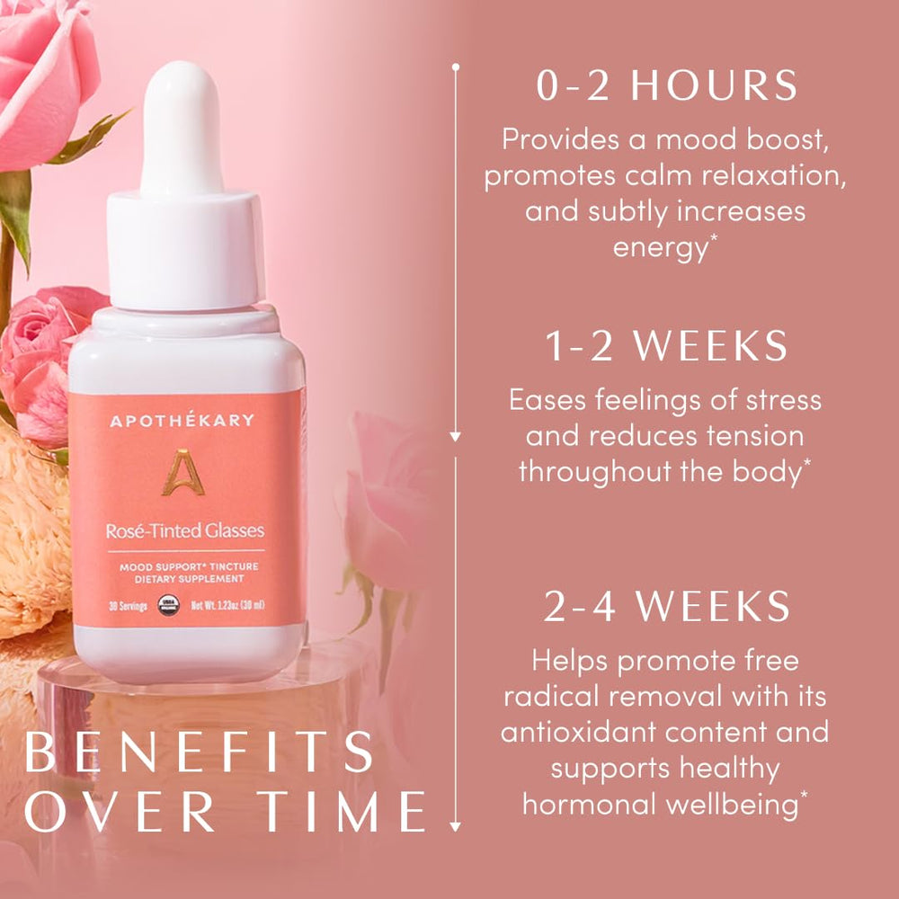 Using Apothékary’s dropperfuls during the day may support mood and focus.