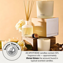 APOTHEKE Cedarwood Ginger gift-ready packaging suggests a luxurious present.