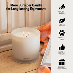 APOTHEKE hand-poured candle in the USA delivers quality.