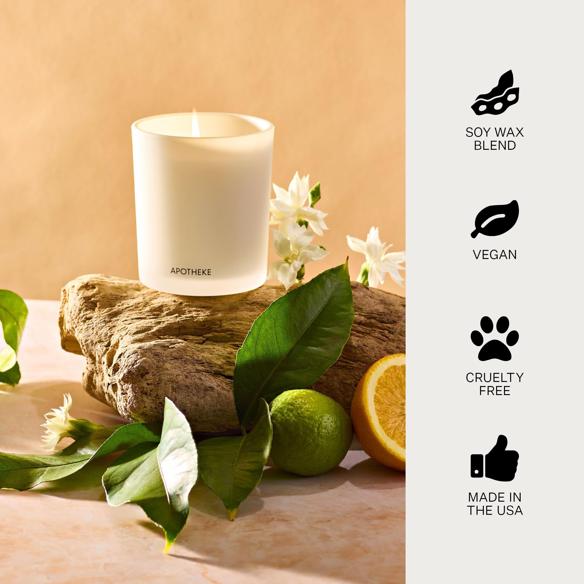 APOTHEKE label closeup highlights premium ingredients and non-toxic claim