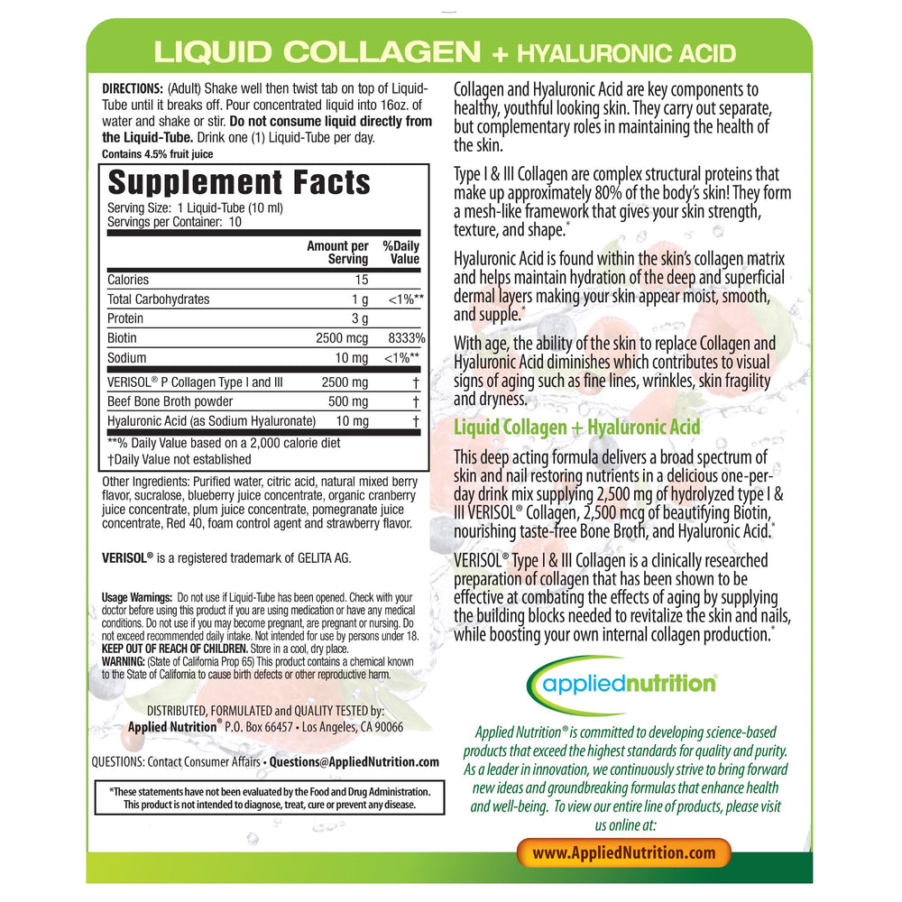 Applied Nutrition label close-up shows mixed berry flavor.