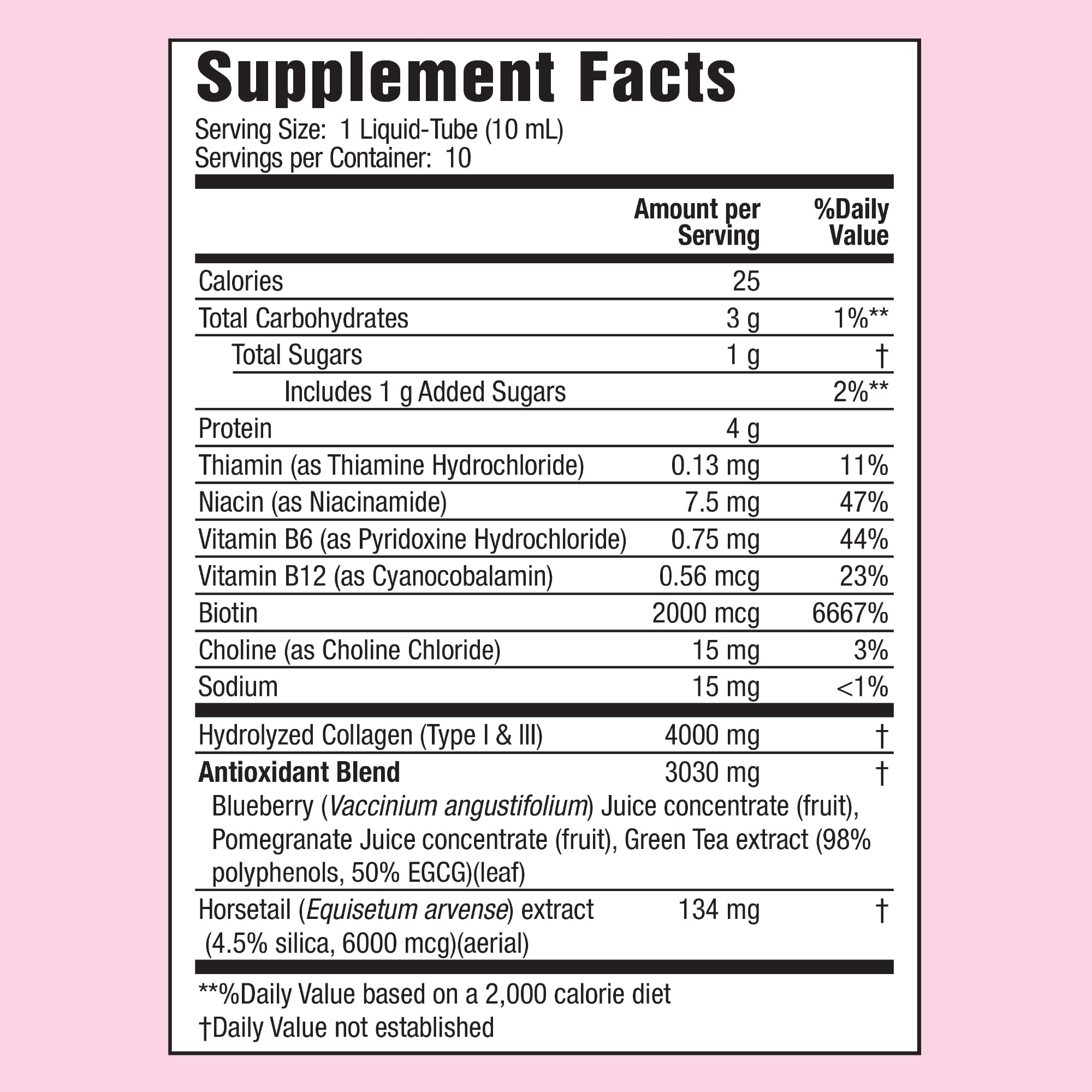 Applied Nutrition Liquid Collagen scoop in glass for easy daily use.