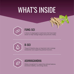 Approved Science Adrenasyl tablet close-up emphasizing easy daily intake.
