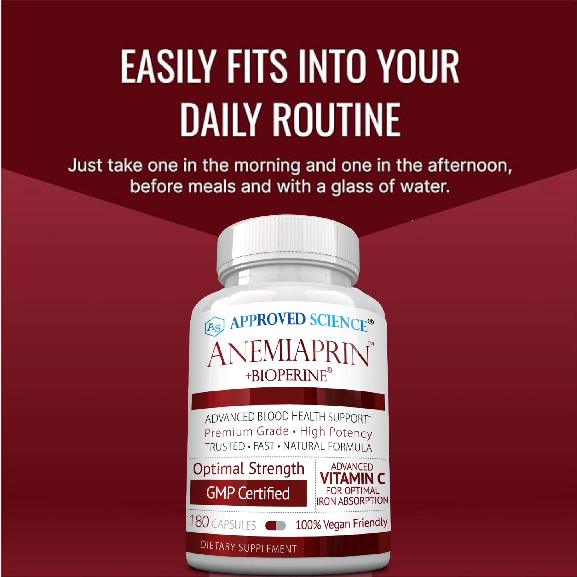 Made in the USA GMP facility for Anemiaprin quality