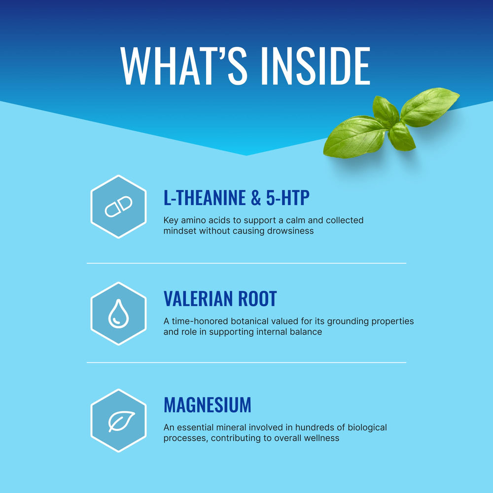 Approved Science Anxietex label front highlighting vegan friendly formula and balance
