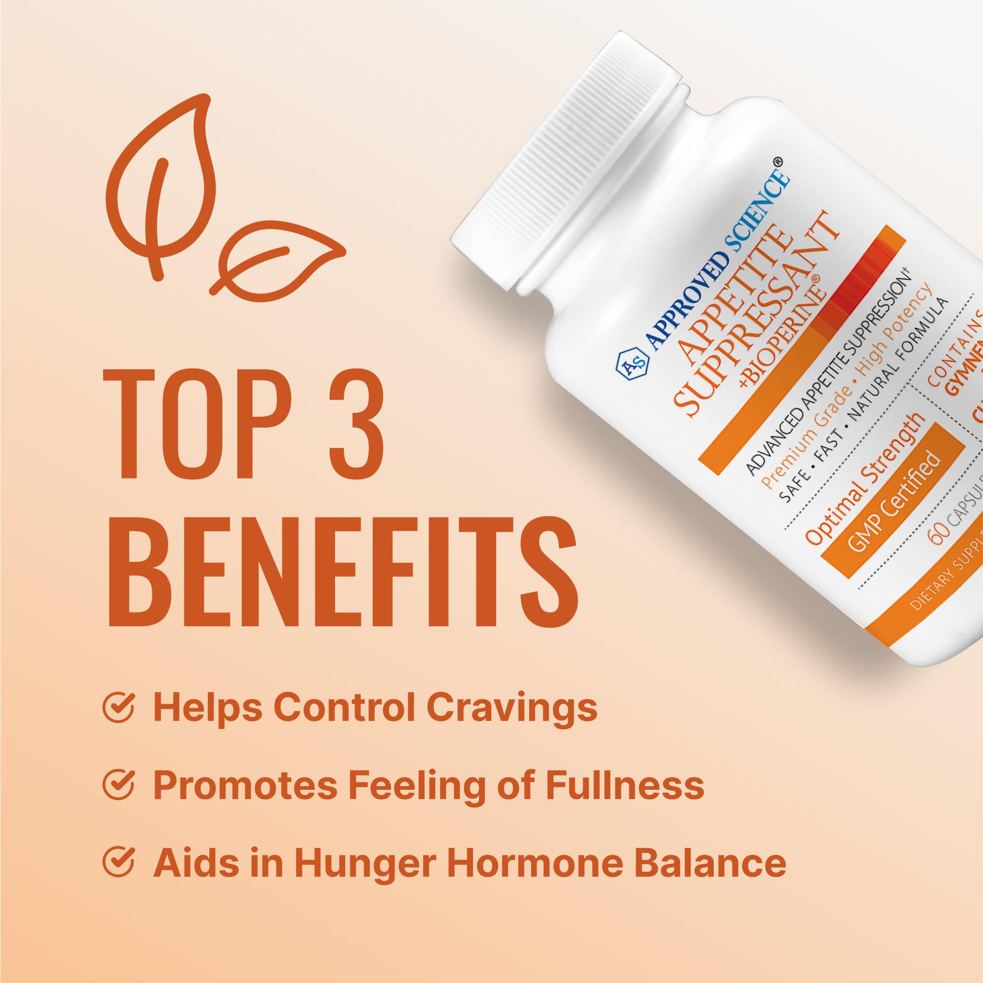 Approved Science Appetite Suppressant ingredients Gymnema and Cayenne closeup natural components for healthy choices