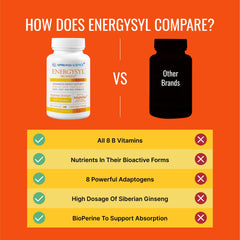 Approved Science Energysyl three-month supply box offers convenient daily use.
