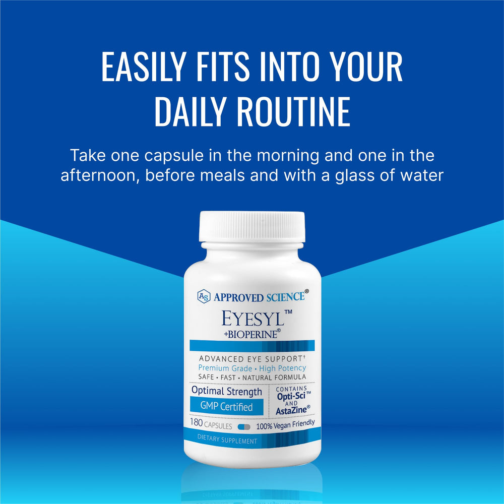Bioperine in Eyesyl for enhanced absorption and ingredient use