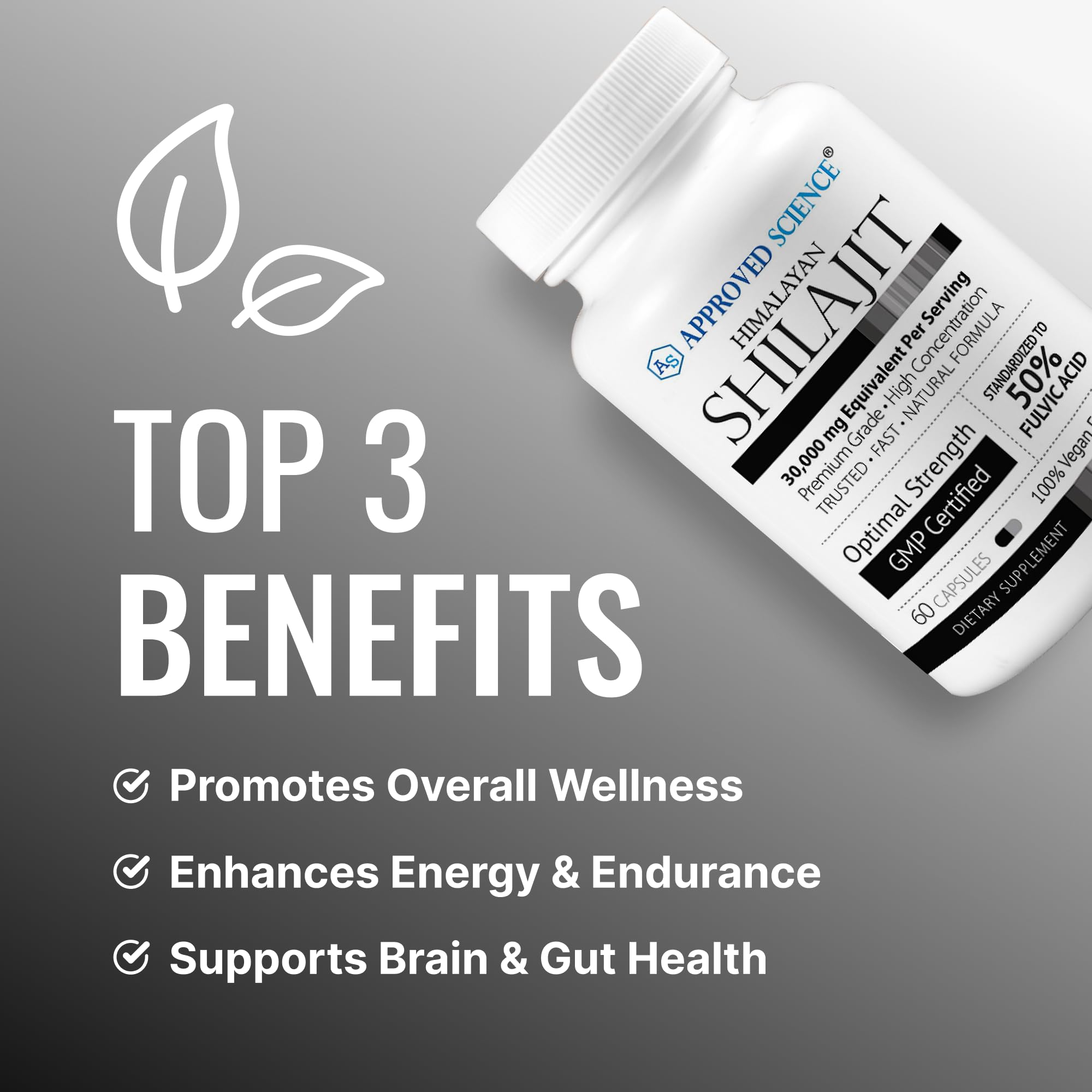 Approved Science Himalayan Shilajit wild Himalayan harvest emphasizes natural origin and purity