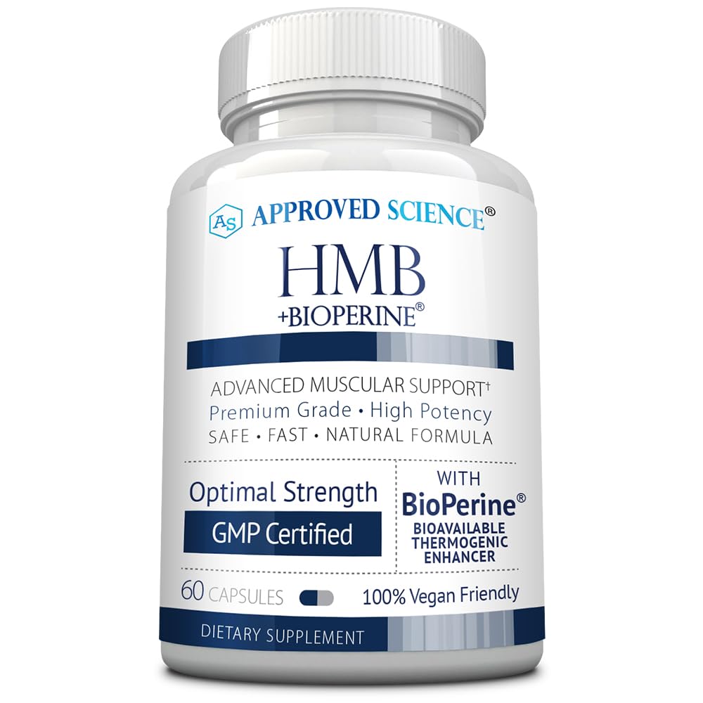 Approved Science HMB 1500mg capsule close-up showing potent muscle-supporting formulation