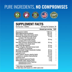 Approved Science Jointprin vegan formulation with BioPerine for enhanced absorption.