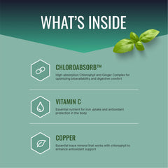 Approved Science Liquid Chlorophyll mint drops used in water for a refreshing boost.