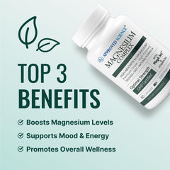 Approved Science Magnesium Complex Bioperine and B6 for enhanced absorption.
