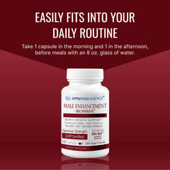 Approved Science packaging and bottle on a clean surface for routine wellness.