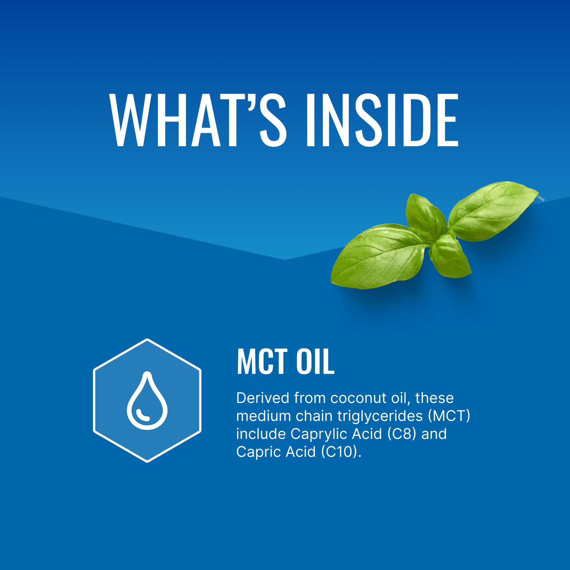 Approved Science MCT Oil being poured, ideal for quick daily use