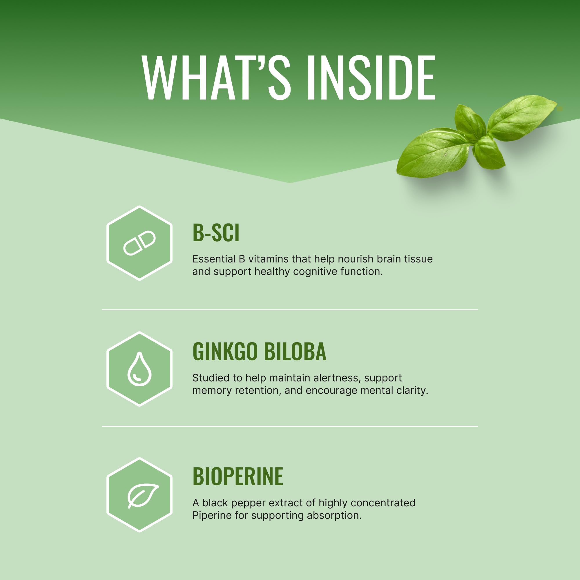 Approved Science MemorySyl capsules closeup show vegan capsules for daily use.
