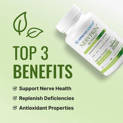 Capsules of Nervprin ready for daily use, showcasing size and consistency.