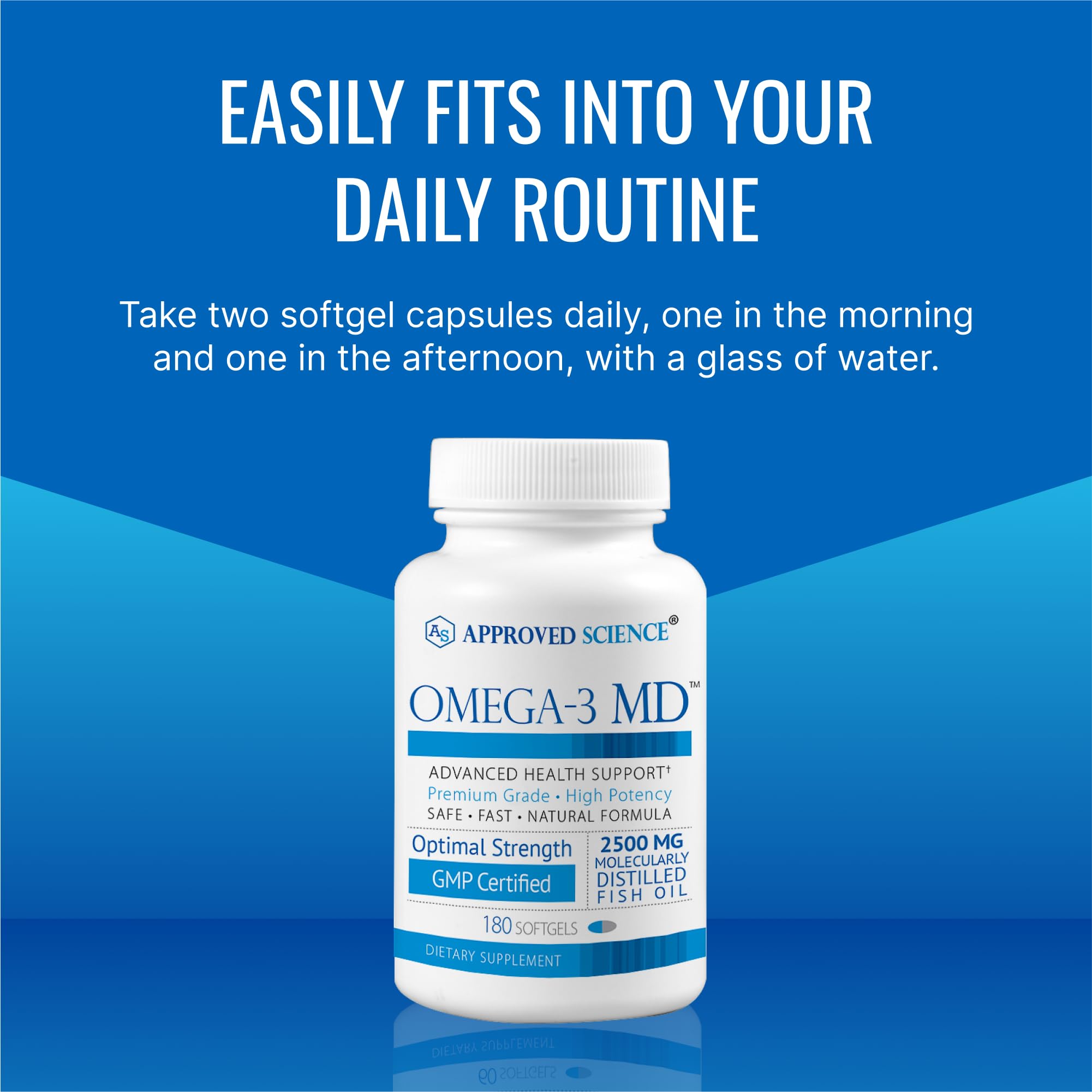 Approved Science Omega-3MD scene suggesting focus and mood support