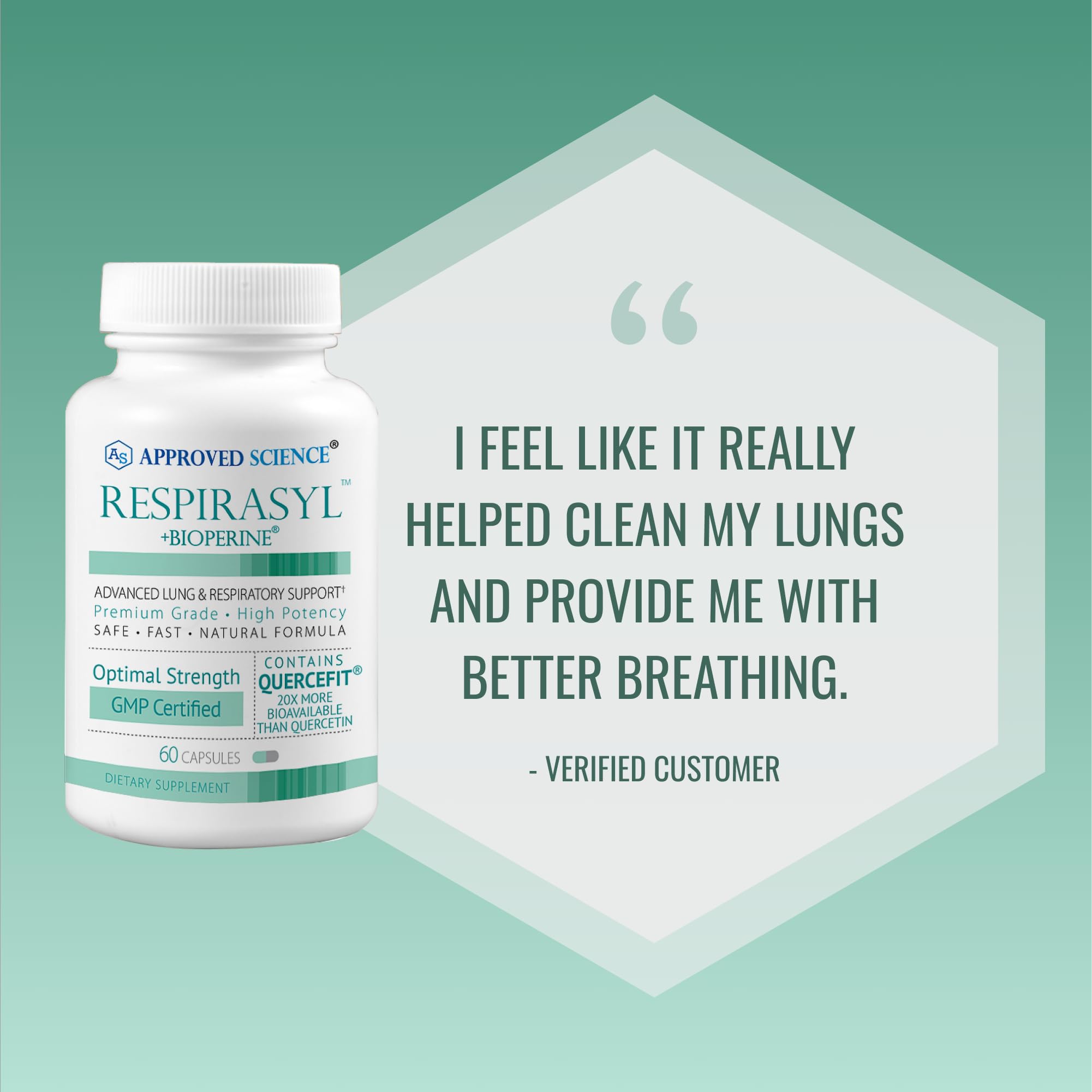 Usage scene with Respirasyl capsules on a clean surface.