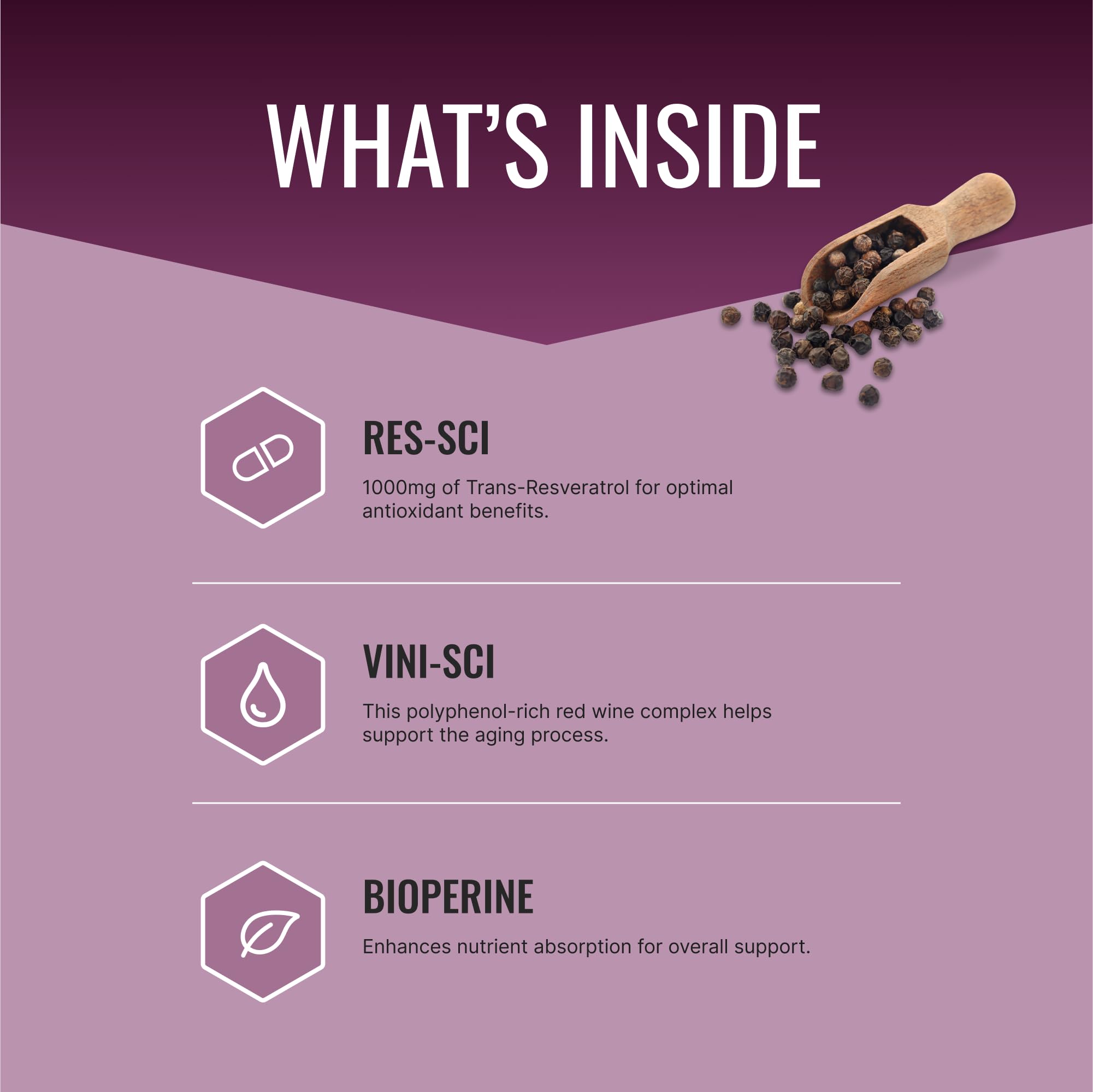 Capsules closeup highlighting vegan formula and high purity