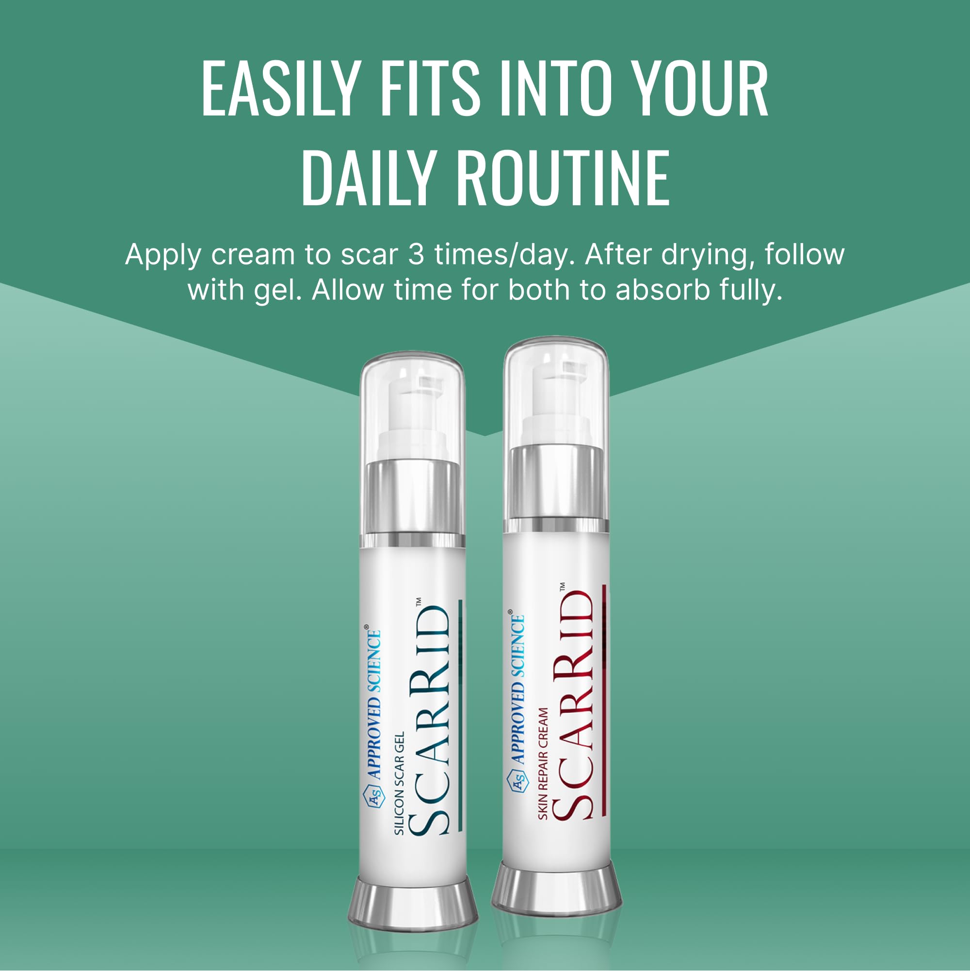Approved Science Scarrid vitamin-e feature supporting skin vitality