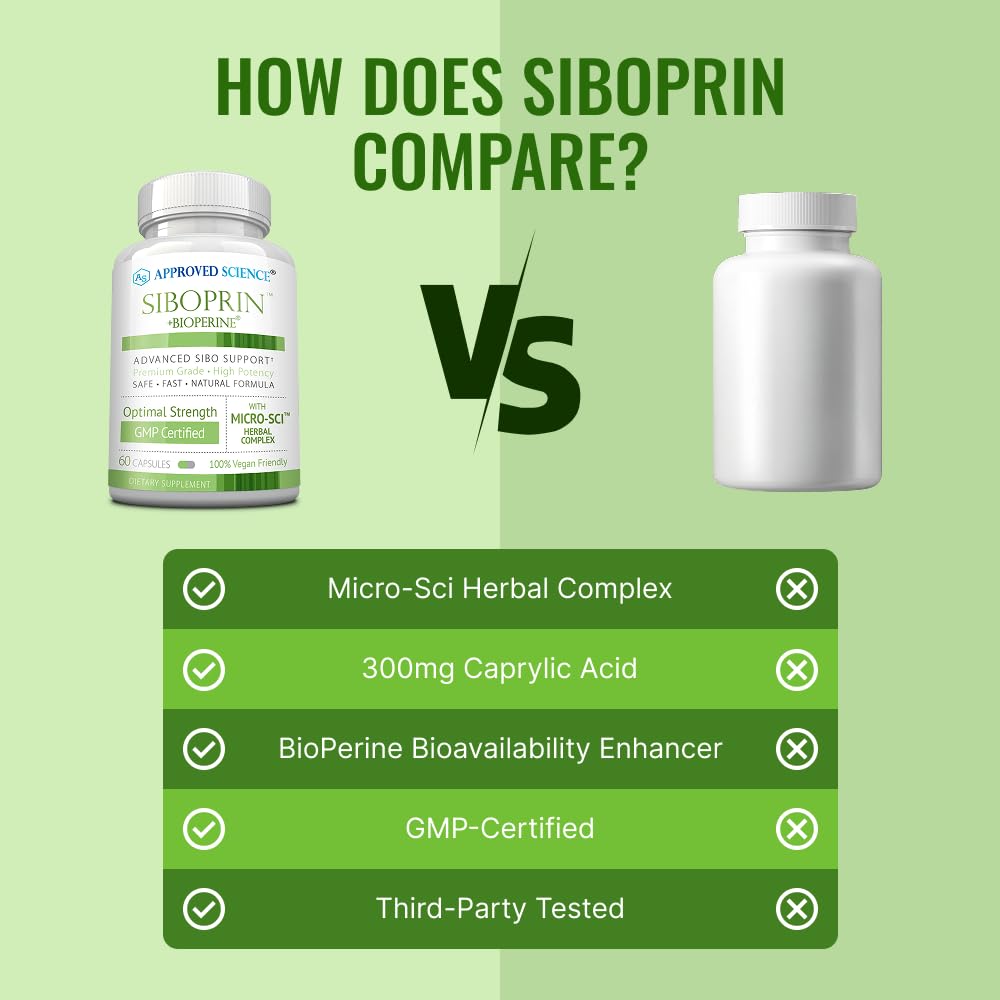 Siboprin packaging shows cruelty-free and vegan certification