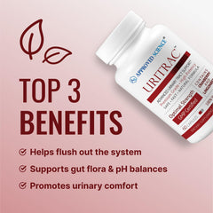 Approved Science Uritrac lingonberry image emphasizes natural berries supporting wellness.