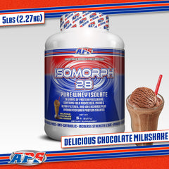 Close-up of Isomorph 28 powder texture emphasizing low carbs and clean profile.