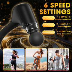 APXPF massage gun lightweight at 1.1 lb for portable everyday use.