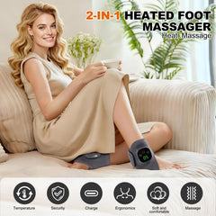 APZYI Foot Renew Massager with wrapped straps for secure fit during use.