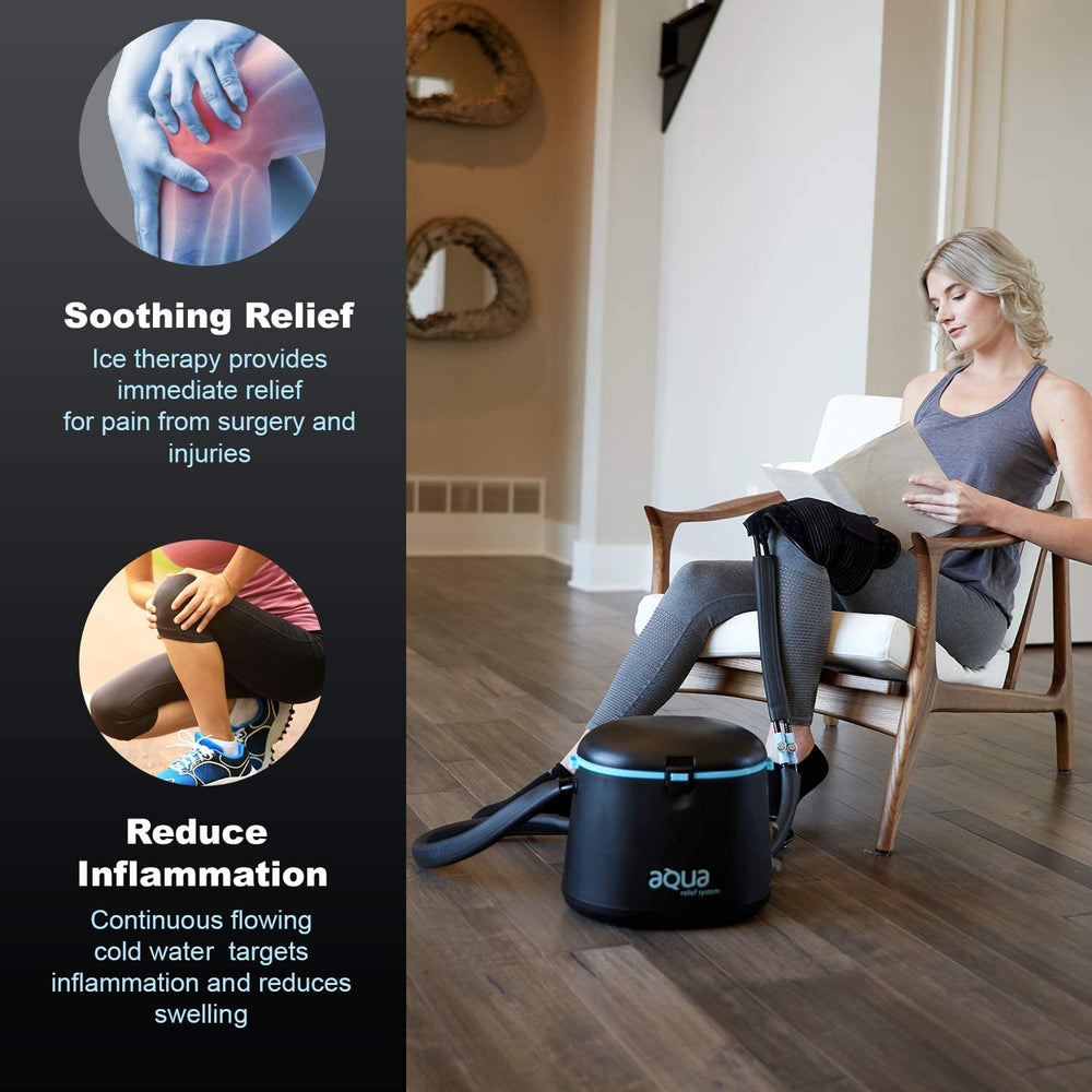 Aqua Relief knee pad ready for versatile body coverage.