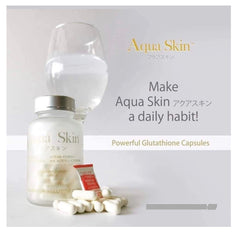 Aqua Skin Glutathione capsules for daily skincare routines and convenience