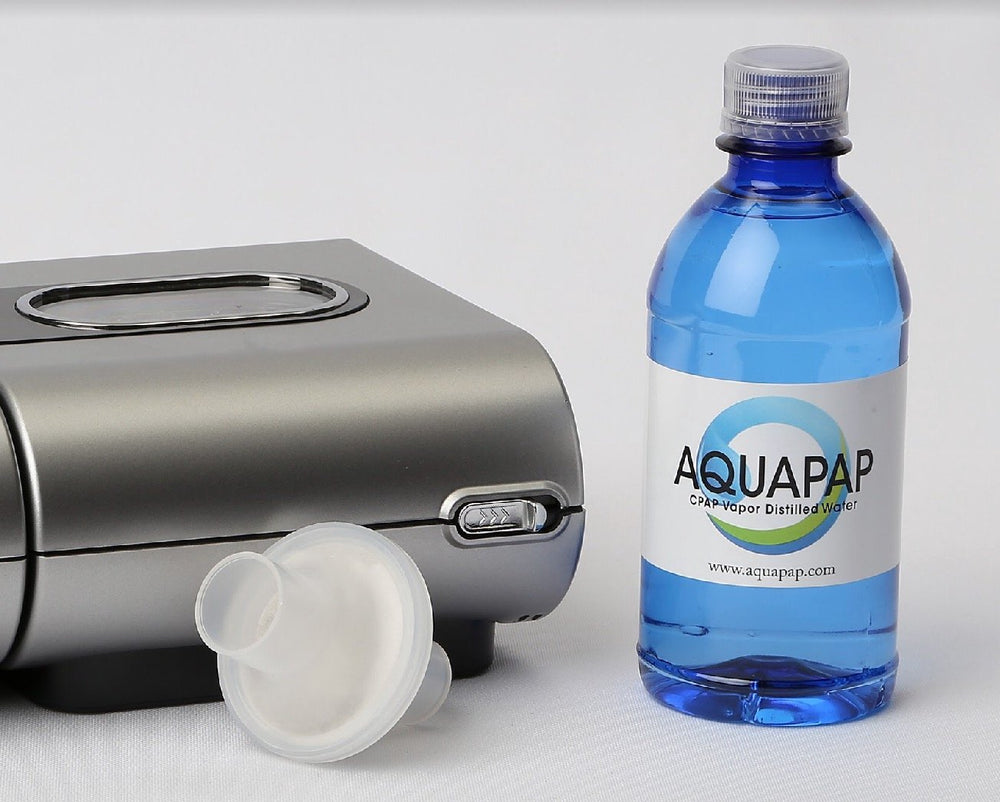 Aquapap bottle row pack shown in product display.