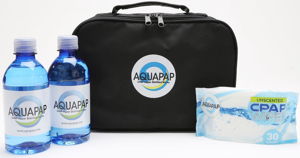 Aquapap water supports ResMed compatibility with CPAP devices.
