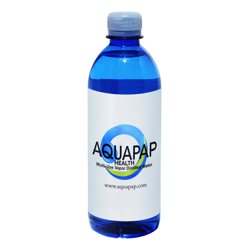 Aquapap UV-filter cap protecting water during travel.