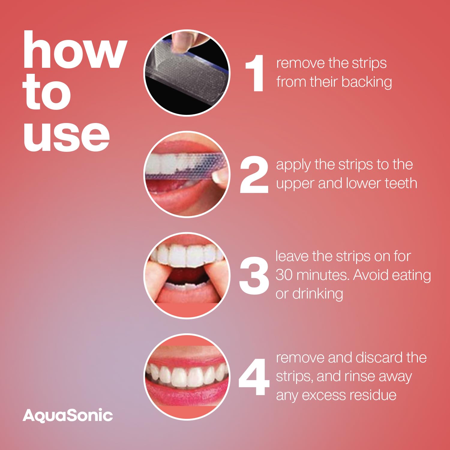 Shade card helps track AquaSonic whitening progress visually.