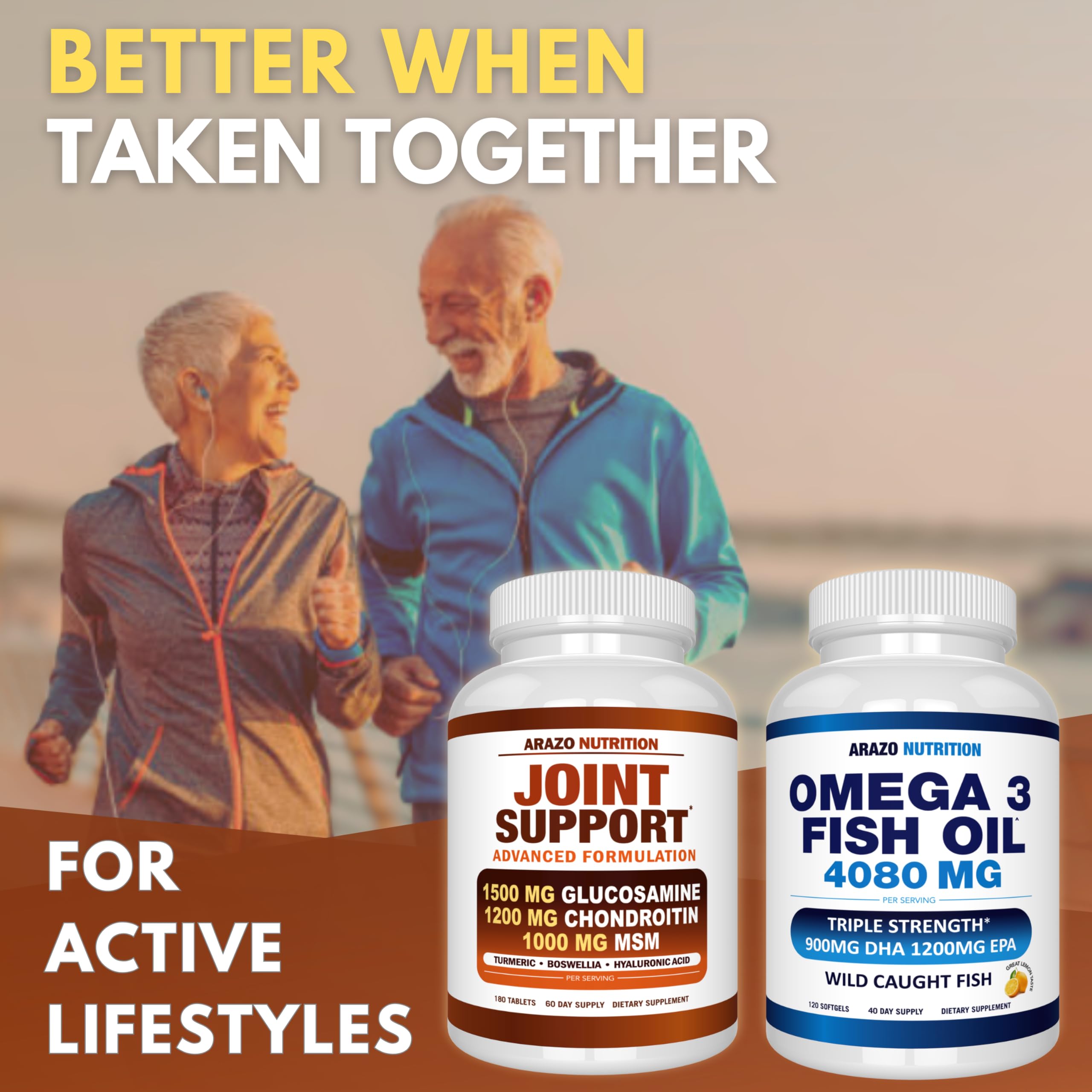 Arazo Nutrition serving size label helps plan daily intake