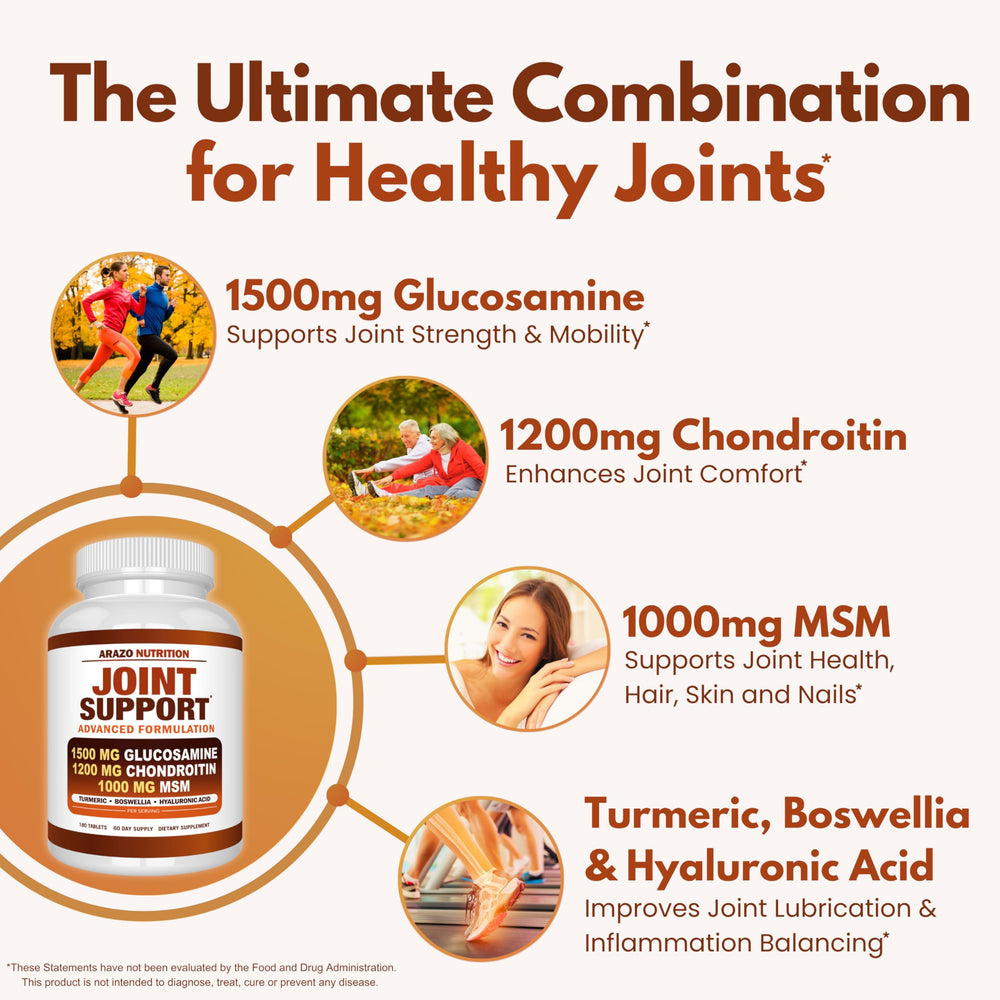 Arazo Nutrition turmeric MSM blend jar highlighting anti-inflammatory support