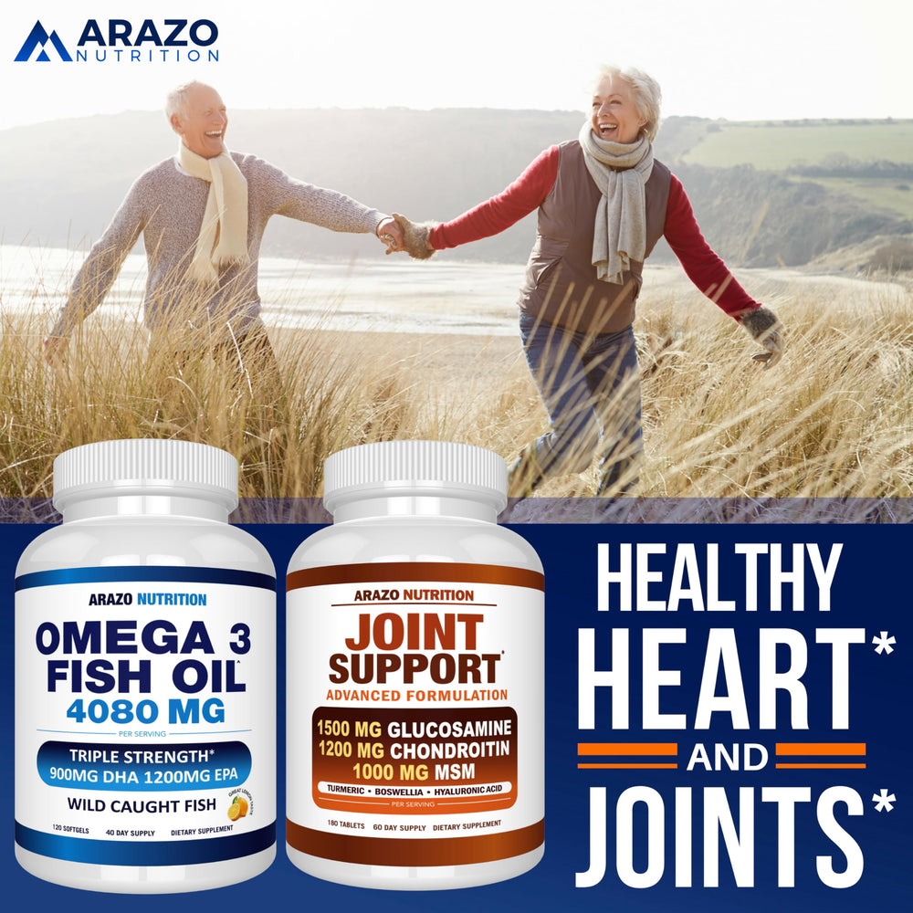 Dolphin Safe and Friend of the Seas badges on Arazo Omega-3 packaging.