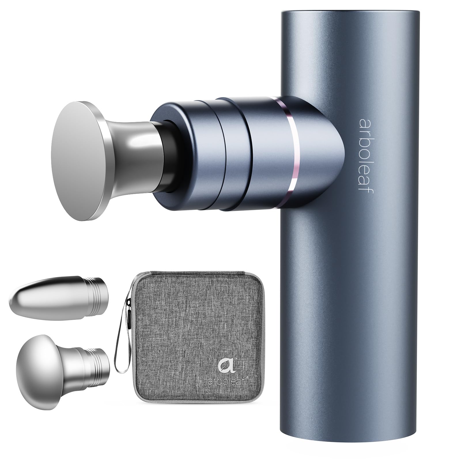 Arboleaf massage gun with metal head for targeted deep tissue relief during workouts