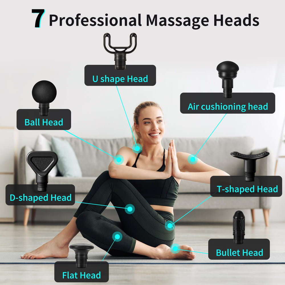 Arboleaf massage gun long battery life with USB-C charging