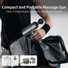 Arboleaf massage gun silicone air cushion reduces vibration for comfortable use
