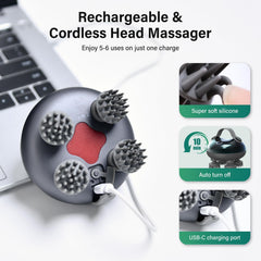 arboleaf rechargeable portable massager is lightweight and travel-ready for relaxation anywhere.