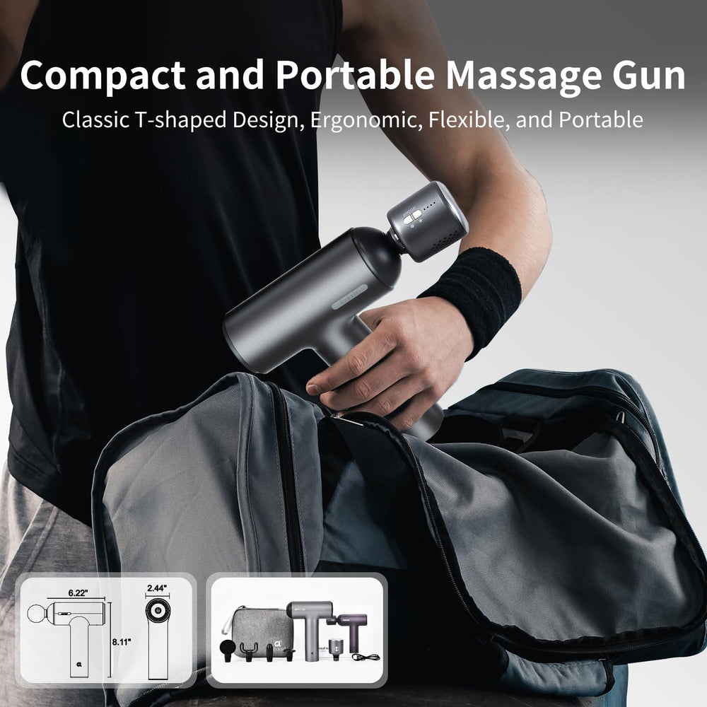 Silicone air cushion head on the Thermacool massager reducing hand vibration.