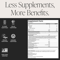 Arbonne GreenSynergy Elixir 12 fruit and vegetable blend showing plant-based nutrition variety